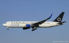 Boeing 767-322ER | N653UA | United Airlines  |  This Boeing 767-300 of United Airlines has been painted in the Star Alliance scheme. It is seen here now with blue engine covers. It was previously seen flying with grey ones. | Z&UUML;RICH (LSZH/ZRH) 09.07.2026