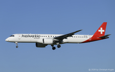 Embraer ERJ-195-E2 | HB-AZI | Helvetic Airways  |  This Embraer ERJ-195 E2 of Helvetic Airways is seen here as flight LX1229 from Gothenburg. | Z&UUML;RICH (LSZH/ZRH) 10.07.2026