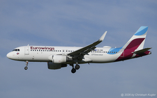 Airbus A320-214 | 9H-EWB | Eurowings  |  This Airbus A320 of Eurowings is seen here just before touchdown on runway 14 in Zurich. The aircraft is arriving from Dusseldorf as flight EW9760 | Z&UUML;RICH (LSZH/ZRH) 13.07.2026