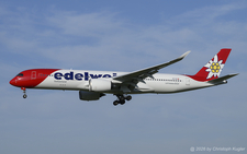 Airbus A350-941 | HB-IHB | Edelweiss Air  |  This Airbus A350 of Edelweiss Air is seen here operating flight WK19 from Halifax. It next flight will bring it to Windhoek. | Z&UUML;RICH (LSZH/ZRH) 13.07.2026