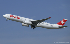 Airbus A330-343X | HB-JHI | Swiss International Air Lines  |  This Airbus A330-300 is seen here departing runway 16 bound for Toronto as flight LX80. | Z&UUML;RICH (LSZH/ZRH) 16.07.2026