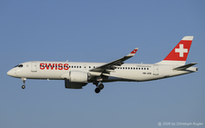 Bombardier CSeries 300 | HB-JCB | Swiss Global Airlines  |  This Bombardier CSeries 300 is seen here operating the morning flight from Prague. | Z&UUML;RICH (LSZH/ZRH) 22.07.2026