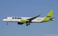 Airbus A220-300 | YL-ABT | Air Baltic  |  This Airbus A220-300 of Air Baltic is seen here as Swiss International Air Lines' flight LX2279 from Ljubliana.  | Z&UUML;RICH (LSZH/ZRH) 22.07.2026