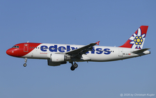 Airbus A320-214 | HB-JLS | Edelweiss Air  |  The only morning arrival of an Airbus A320 of Edelweiss Air is done by flight EDW171 from Tbilisi. | Z&UUML;RICH (LSZH/ZRH) 24.07.2026