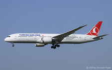 Boeing 787-9 | TC-LMB | Turkish Airlines  |  Turkish Airlines is operating a total of 27 Boeing 787-9 aircraft. The aircraft was assembled at Charleston, SC and delivered on 22 FEB 2024 to Istanbul. | Z&UUML;RICH (LSZH/ZRH) 31.07.2026