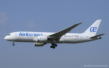 Boeing 787-8 | EC-NVZ | Air Europa  |  This Boeing 787-8 was initially leased from Norse Atlantic Airways until MAR 2025. It is seen here arriving from Madrid as flight UX1675. Normally this flight is run by a Boeing 737-800 | Z&UUML;RICH (LSZH/ZRH) 31.07.2026
