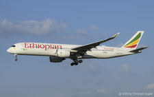 Airbus A350-941 | ET-AVD | Ethiopian Airlines  |  Ethiopian Airlines switched their flight ET736 from Adis Ababa to Zurich back to Airbus A350 after a few months.  | Z&UUML;RICH (LSZH/ZRH) 06.08.2026