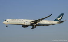 Airbus A350-941 | B-LRO | Cathay Pacfic  |  This Airbus A350-900 of Cathay Pacific is one of the first aircraft to land on runway 14 in Zurich shortly after 7 a.m. The sun is still low casting long shadows. | Z&UUML;RICH (LSZH/ZRH) 14.08.2026