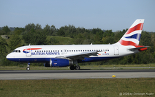 Airbus A319-131 | G-EUPG | British Airways  |  This Airbus A319 of British Airways was painted in the Olympic Dove special colors for the 2012 Summer Olypmic Games in London. It retained these colors until MAR 2015 when it returned to the standard livery of British Airways. | Z&UUML;RICH (LSZH/ZRH) 19.08.2026