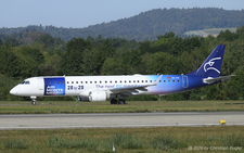 Embraer ERJ-195LR | 4O-AOI | Air Montenegro  |  This Embraer ERJ-195 is the 4th aircraft of this small airline. It is seen here on taxiway H1 in Zurich after arriving from Podgorica. | Z&UUML;RICH (LSZH/ZRH) 19.08.2026