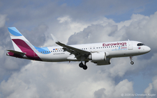 Airbus A320-251n | D-AENA | Eurowings  |  This aircraft is one of 7 aircraft of Eurowings with a sticker applied stating the lower use of less fuel, creates less noise and uses less CO2.  | Z&UUML;RICH (LSZH/ZRH) 14.09.2026