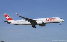 Airbus A350-941 | HB-IFB | Swiss International Air Lines  |  This Airbus A350 of Swiss International Airlines is seen here approaching runway 14 in Zurich as flight LX123 from Seoul Incheon. | Z&UUML;RICH (LSZH/ZRH) 23.09.2026
