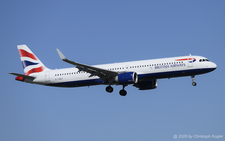 Airbus A321-251nx | G-TNEF | British Airways  |  This Airbus A321neo of British Airways is seen here operating flight BA734 from London Heathrow. | Z&UUML;RICH (LSZH/ZRH) 23.09.2026