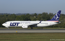 Boeing 737 MAX 8 | SP-LVB | LOT Polish Airlines  |  This Boeing 737 MAX 8 is one of a total of 31 aircraft of this type used by the Polish state carrier. It is seen here arriving as flight LO411 from Warsaw.  | Z&UUML;RICH (LSZH/ZRH) 25.09.2026