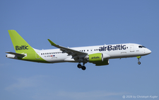 Airbus A220-300 | YL-BTE | Air Baltic  |  This Airbus A220-300 is seen here arriving from Valencia as flight LX2141. The aircraft is one of several aircraft used on behalf of Swiss International Air Lines. | Z&UUML;RICH (LSZH/ZRH) 26.09.2026