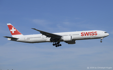 Boeing 777-3DEER | HB-JNB | Swiss Global Airlines  |  This Boeing 777-300 of Swiss International Air Lines is seen here arriving from San Francisco as flight LX39. | Z&UUML;RICH (LSZH/ZRH) 26.09.2026