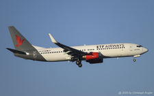 Boeing 737-8FZ | 9A-ICF | ETF Airways  |  This Boeing 737-800 of ETF Airways is operating Correndons' flight XC2144 from Antalya. The aircraft arrived much earlier than scheduled in Zurich using runway 34 to land.  | Z&UUML;RICH (LSZH/ZRH) 27.09.2026