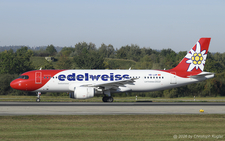 Airbus A320-214 | HB-JJM | Edelweiss Air  |  This Airbus A320 of Edelweiss Air is seen her operating Swiss International Air Lines' flight LX1069 from Frankfurt. | Z&UUML;RICH (LSZH/ZRH) 28.09.2026