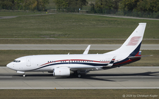 Boeing 737-7HZ BBJ | T7-MAK | untitled  |  This Boeing 737-700 BBJ is seen here departing runway 28 in Zurich on its flight to Ankara. The aircraft is operated by Avcon Jet and is based at Dubai World. | Z&UUML;RICH (LSZH/ZRH) 28.09.2026