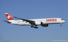Airbus A350-941 | HB-IFC | Swiss International Air Lines  |  This Airbus A350-900 finally entered service on 21 SEP 2026, several weeks later than scheduled. It is seen here arriving from Seoul Incheon as flight LX123. | Z&UUML;RICH (LSZH/ZRH) 05.10.2026