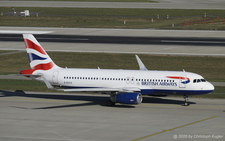 Airbus A320-232 | G-EUYX | British Airways  |  This Airbus A320 of British Airways is seen here taxing to runway 28 for its flight BA731 to London Heathrow. | Z&UUML;RICH (LSZH/ZRH) 09.10.2026