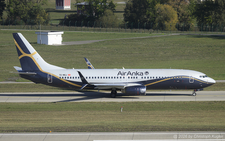 Boeing 737-85F | TC-MGJ | Air Anka Airlines  |  This Boeing 737-800 of Air Anka is one of two aircraft painted in special LuxxGlobal color scheme. It is seen here operating flight 6K457 to Antalya. | Z&UUML;RICH (LSZH/ZRH) 09.10.2026