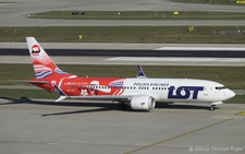 Boeing 737 MAX 8 | SP-LVL | LOT Polish Airlines  |  This Boeing 737 of LOT Polish Airlines is promoting the ITAKA travel agency, the largest travel agency in Poland.  | Z&UUML;RICH (LSZH/ZRH) 09.10.2026