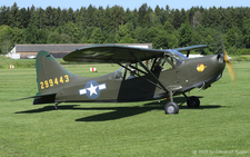 Stinson L-5 Sentinel | N121MC | private  |  This Stinsen L-5 Sentinel suffered from a major engine failure at Bienenfarm in Germany. The whole aircraft was eventually restored. | LSZO 13.06.2026