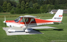 LightWing AC4 | HB-WEC | private  |  This Lightwing AC4 is sitting outside at Berom&uuml;ster avaiting the next flight. | LSZO 13.06.2026